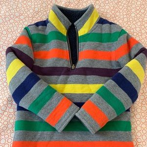 Mini Boden Reversible Shaggy Lined sweatshirt 6-7